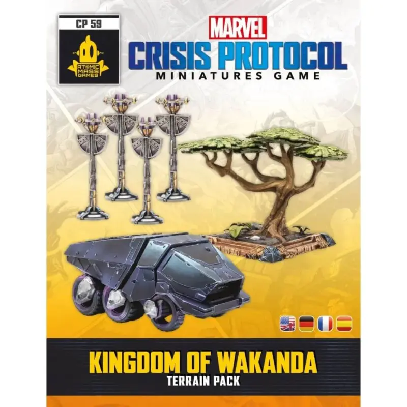 Marvel: Crisis Protocol – Kingdom of Wakanda Terrain Pack (Geländeset “Königreich Wakanda”)