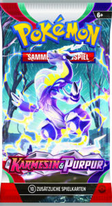 Pokemon Cards KAPU01 Karmesin & Purpur -  1 Booster (DE)