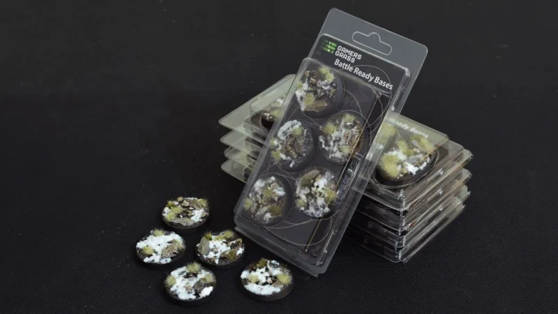 Winter Bases Round  40mm (x5)