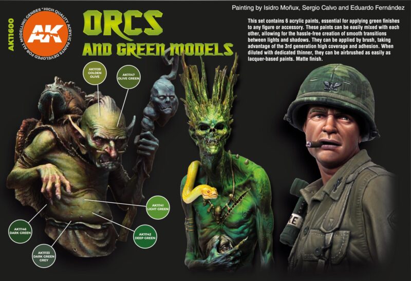 AK Farbsets Orcs and Green – Bild 2