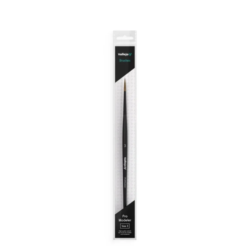 Natural Hair Brush No. 3 - Pro Modeler