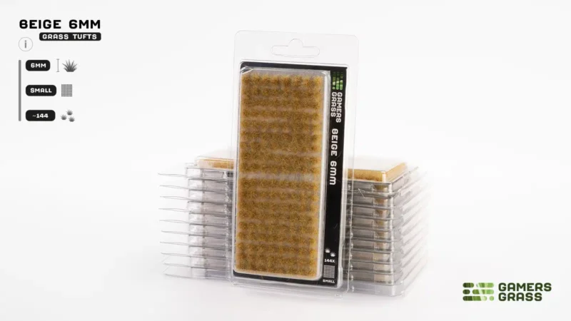 Beige 6mm Tufts (small)