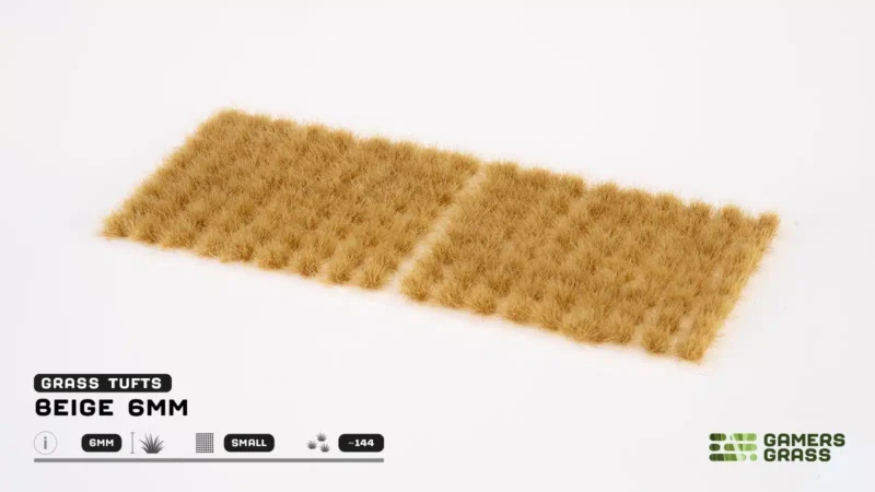 Beige 6mm Tufts (small) – Bild 3