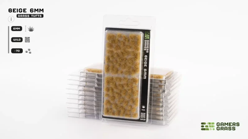 Beige 6mm Tufts (Wild)
