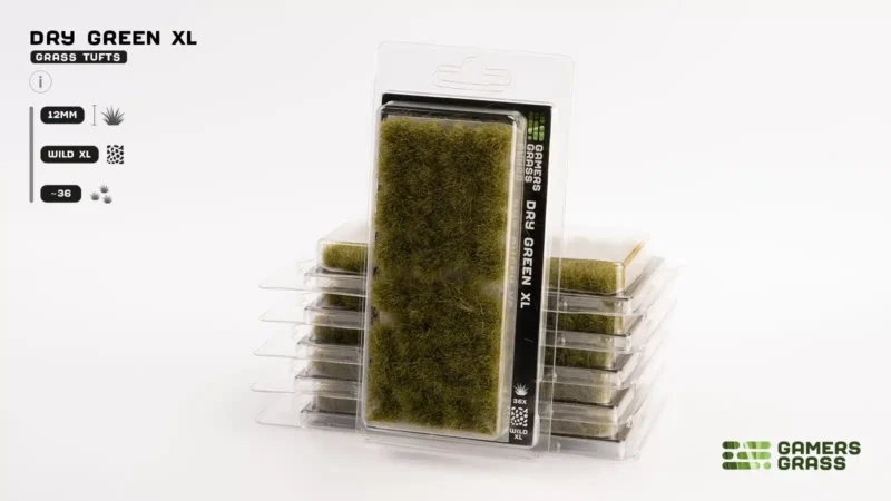 Dry Green 12mm XL Tufts (Wild)