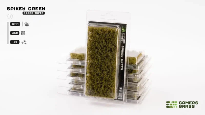 Spikey Green 12mm Tufts (Wild)