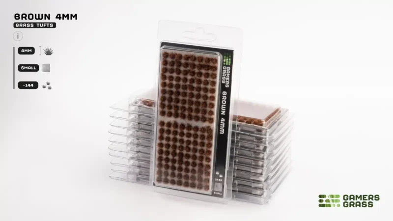 Brown 4mm Tuft (Small)