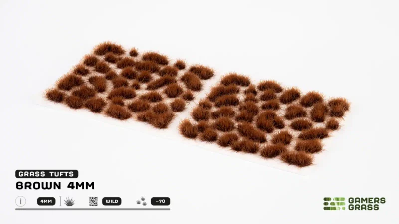 Brown 4mm Tufts (Wild) – Bild 3