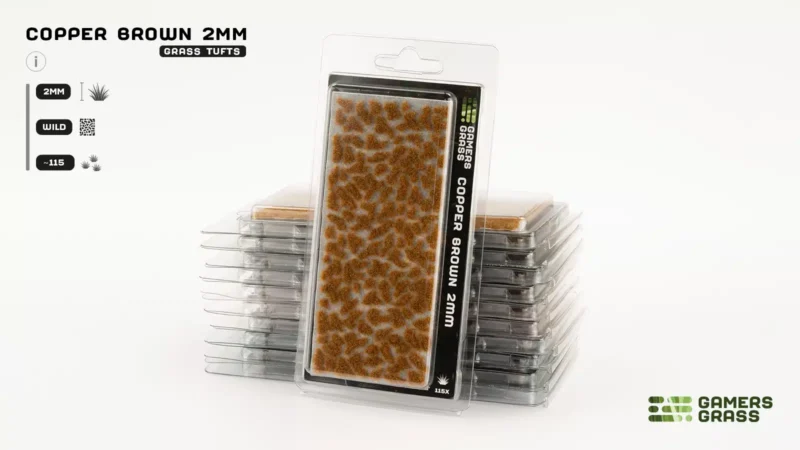 Copper Brown 2mm Tufts