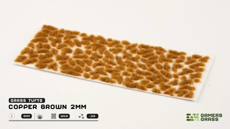 Copper Brown 2mm Tufts – Bild 3