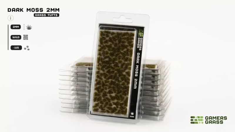 Dark Moss 2mm Tufts