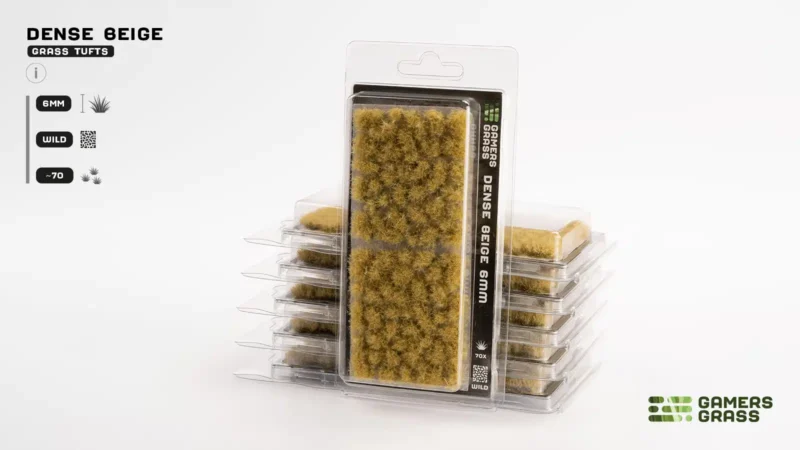 Dense Beige 6mm Tufts (Wild)