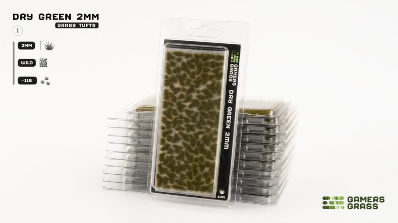 Dry Green 2mm Tufts