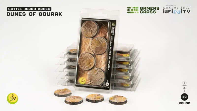 Dunes of Bourak Bases Round 40mm (x4)