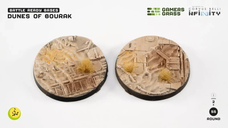 Dunes of Bourak Bases Round 55mm (x2) – Bild 2