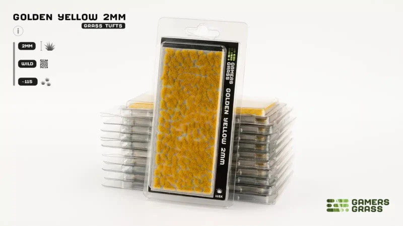Golden Yellow 2mm Tufts