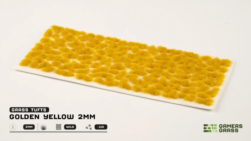 Golden Yellow 2mm Tufts – Bild 3
