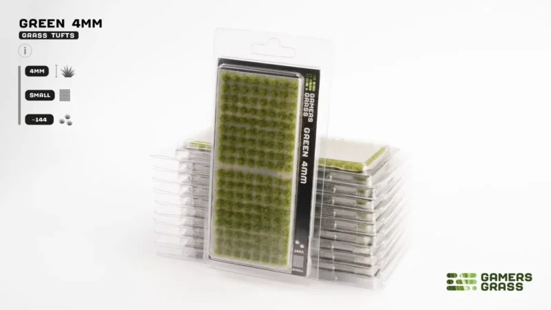 Green 4mm Tufts (Wild)