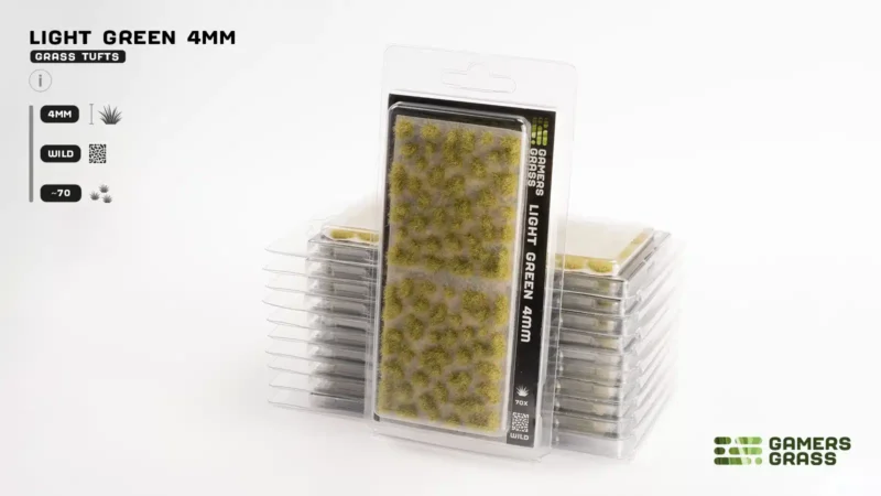 Light Green 4mm Tufts (Wild)