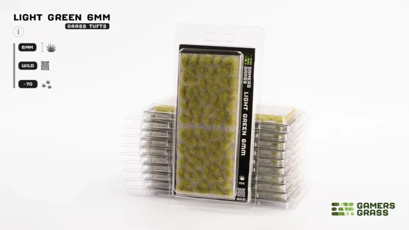 Light Green 6mm Tufts (Wild)