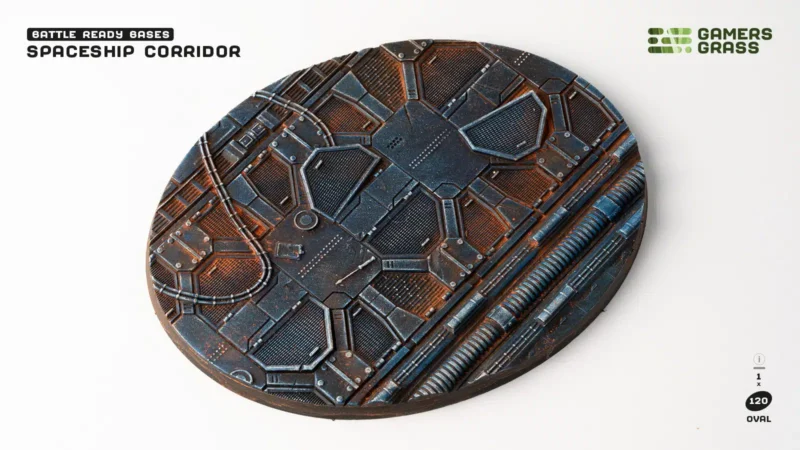 Spaceship Corridor Bases Oval 120mm (x1) – Bild 3