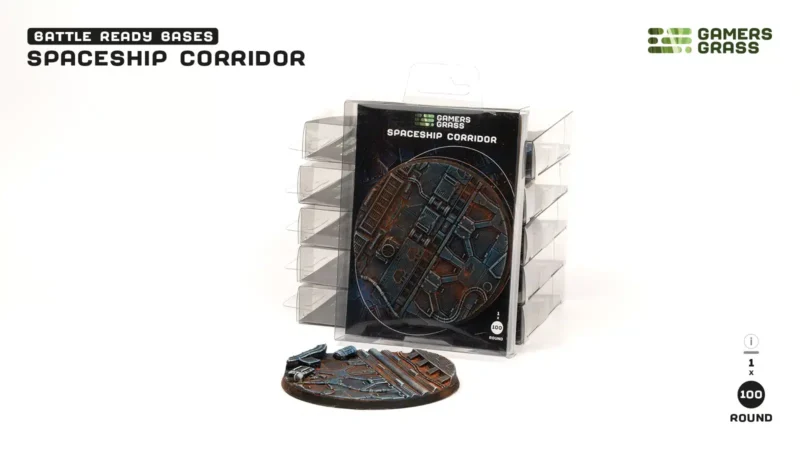 Spaceship Corridor Bases Round 100mm (x1)