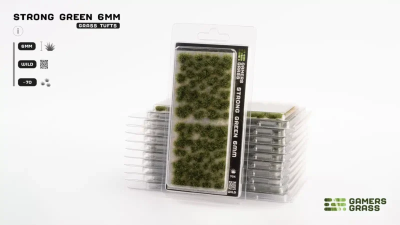 Strong Green 6mm Tufts (Wild)