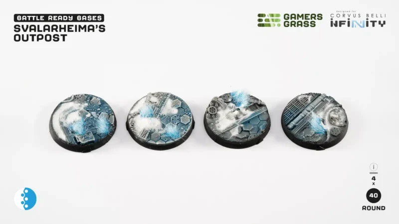 Svalarheima’s Outpost Bases Round 40mm (x4) – Bild 2