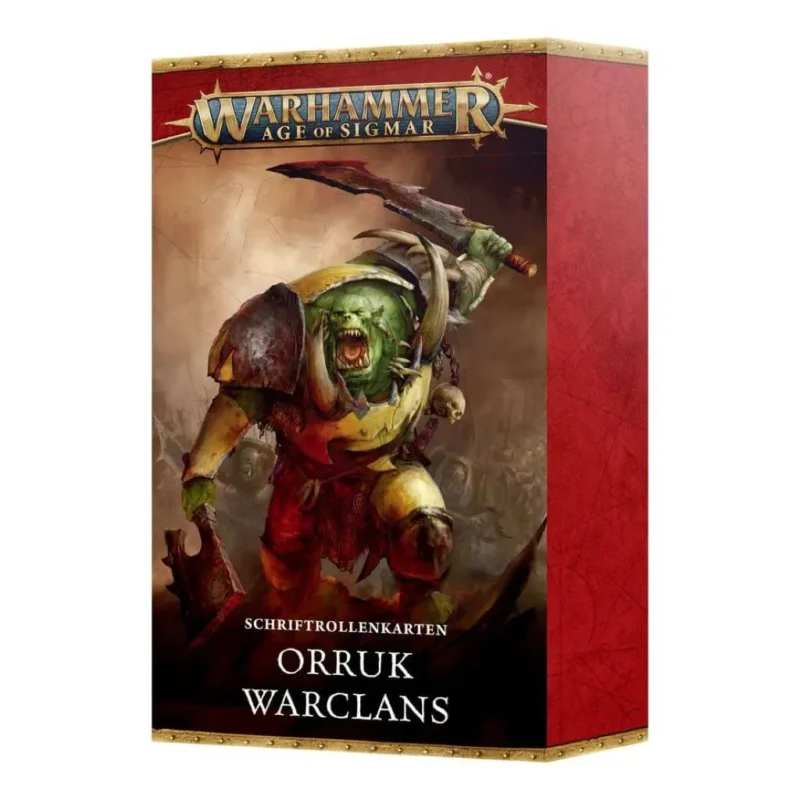 SCHRIFTROLLENKARTEN ORRUK WARCLANS (DEUTSCH)