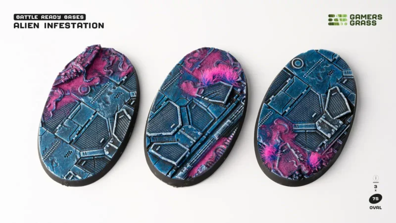 Alien Infestation Bases Oval 75mm (x3) – Bild 2