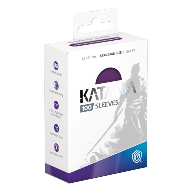 Katana 100 Sleeves - Standard Size - Transparent