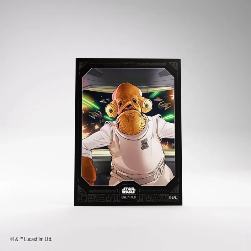 Star Wars Unlimited Premium Art Sleeves - Admiral Ackbar