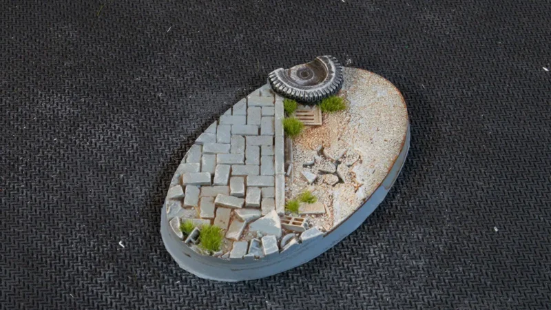 Urban Warfare Bases Oval 75mm (x3)