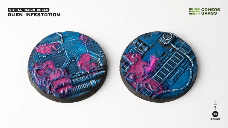 Alien Infestation Bases Round 60mm (x2) – Bild 2