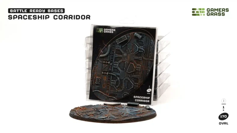 Spaceship Corridor Bases Oval 170mm (x1)