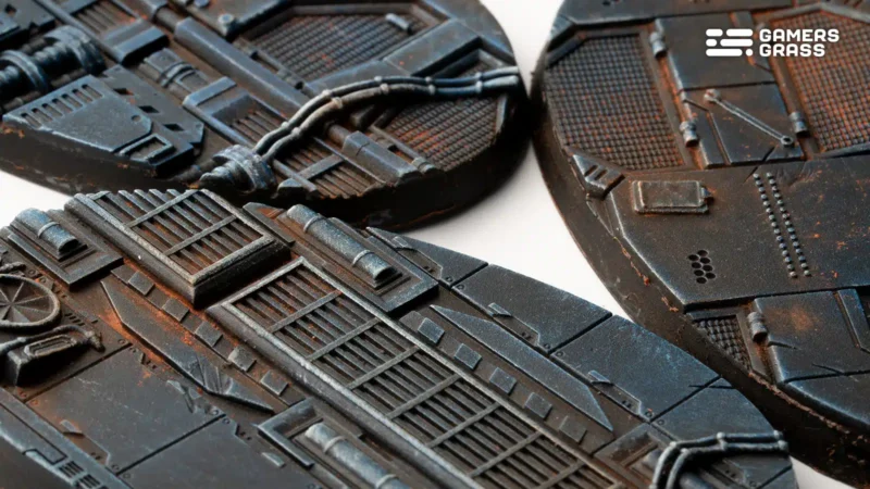 Spaceship Corridor Bases Oval 75mm (x3) – Bild 3