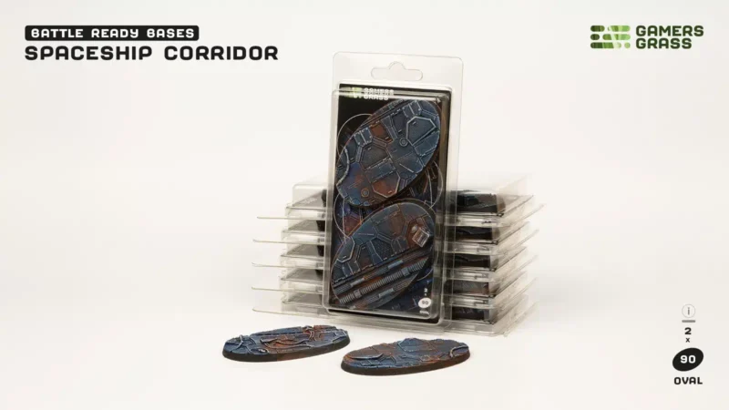 Spaceship Corridor Bases Oval 90mm (x2)