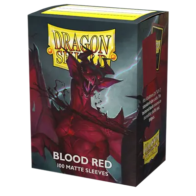 Dragon Shield Standartgröße Blutrot (100)