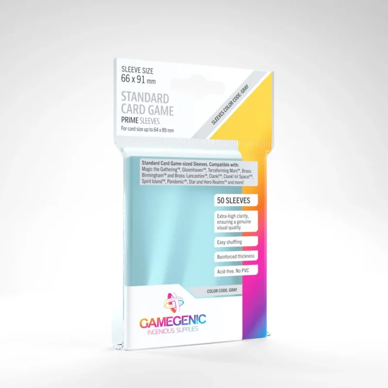 Standard Card Game Sleeves Clear (66x91mm) 50 Stk.