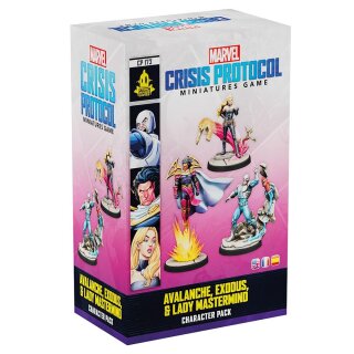 Marvel: Crisis Protocol – Avalanche, Exodus & Lady Mastermind Character Pack