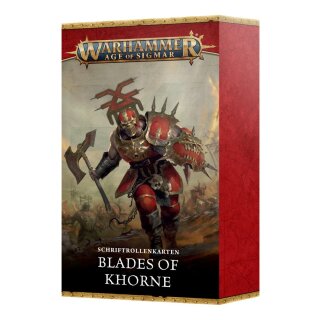 Schriftrollenkarten Blades of Khorne