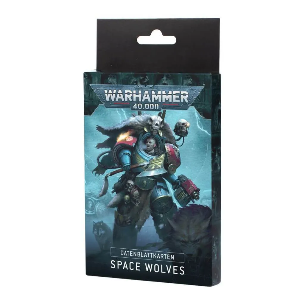Datenblattkarten Space Wolves (DE)