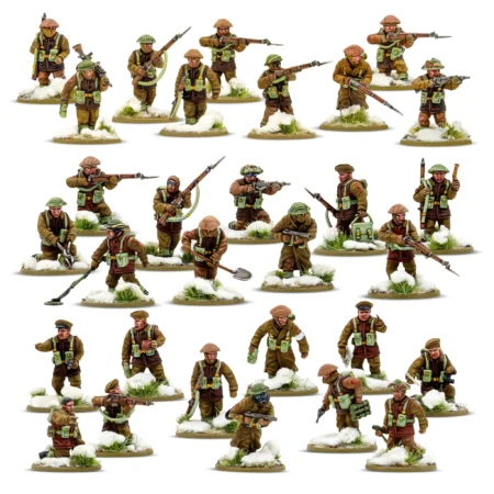 British & Canadian infantry (winter) platoon
