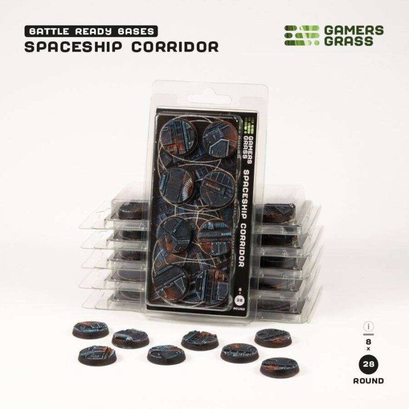 Spaceship Corridor - Round 28mm