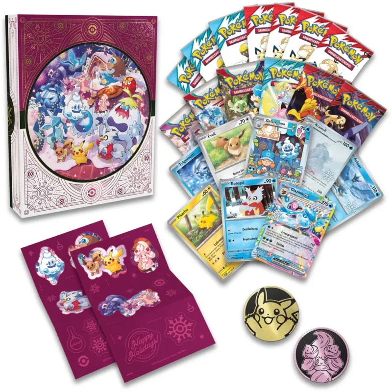 Pokemon Cards Festtagskalender 2025 DE – Bild 2