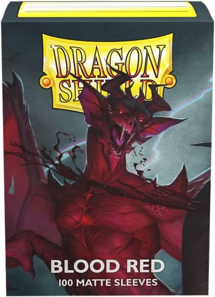 Dragon Shield Standardgröße Blood Red (100)