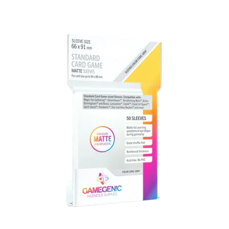 Matte Standard Card Game Sleeves 66x91mm