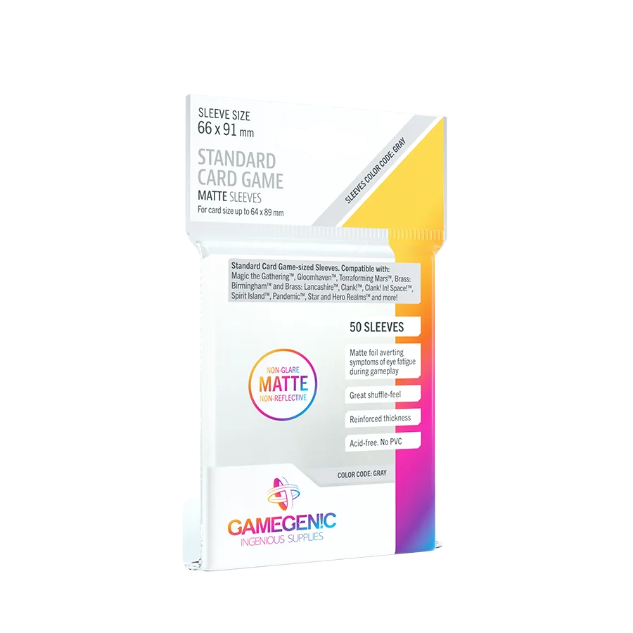 Matte Standard Card Game Sleeves 66x91mm