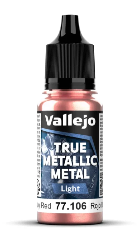Ruby Red 18 ml True Metallic Metal Light