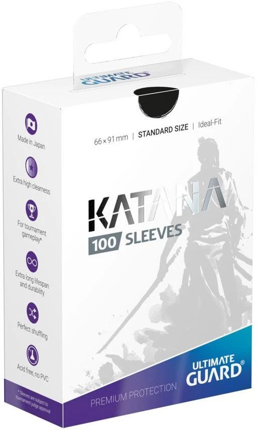 Katana Sleeves Standard Schwarz (100)